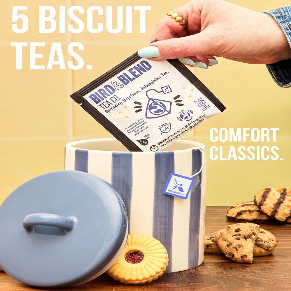 Tea & Biscuits Tea Bag Selection Gift Cube