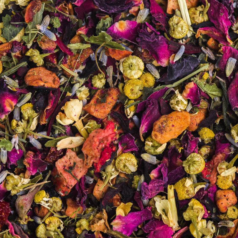 bedknobs and broomsticks tea flat lay