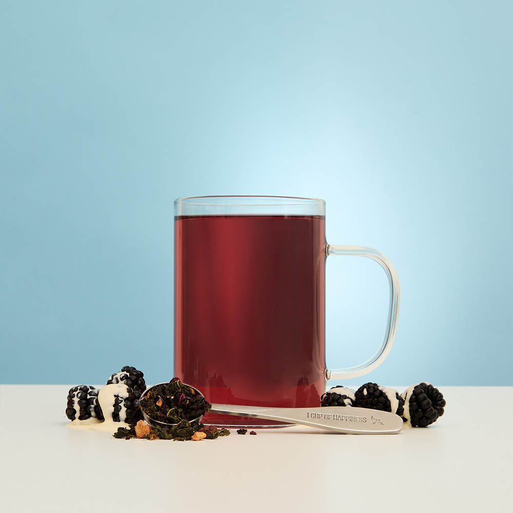 blackberries and cream hot tea