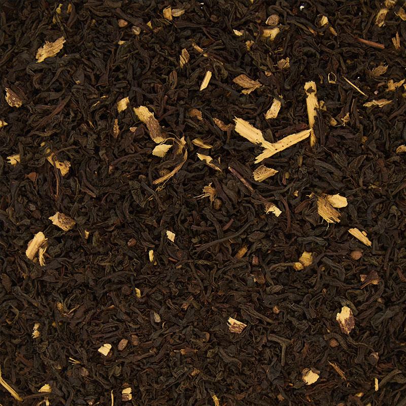 caramel earl grey flat lay