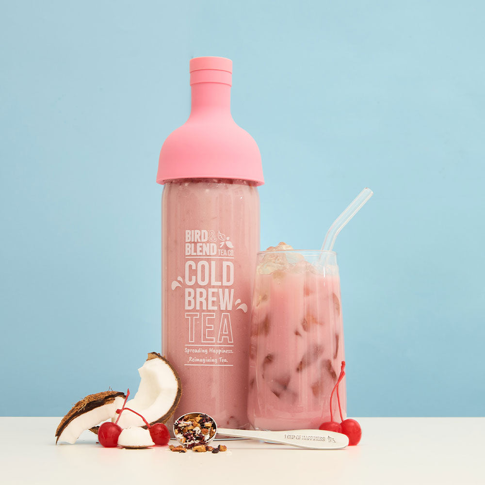 cherry coconut bliss cold brewed iced