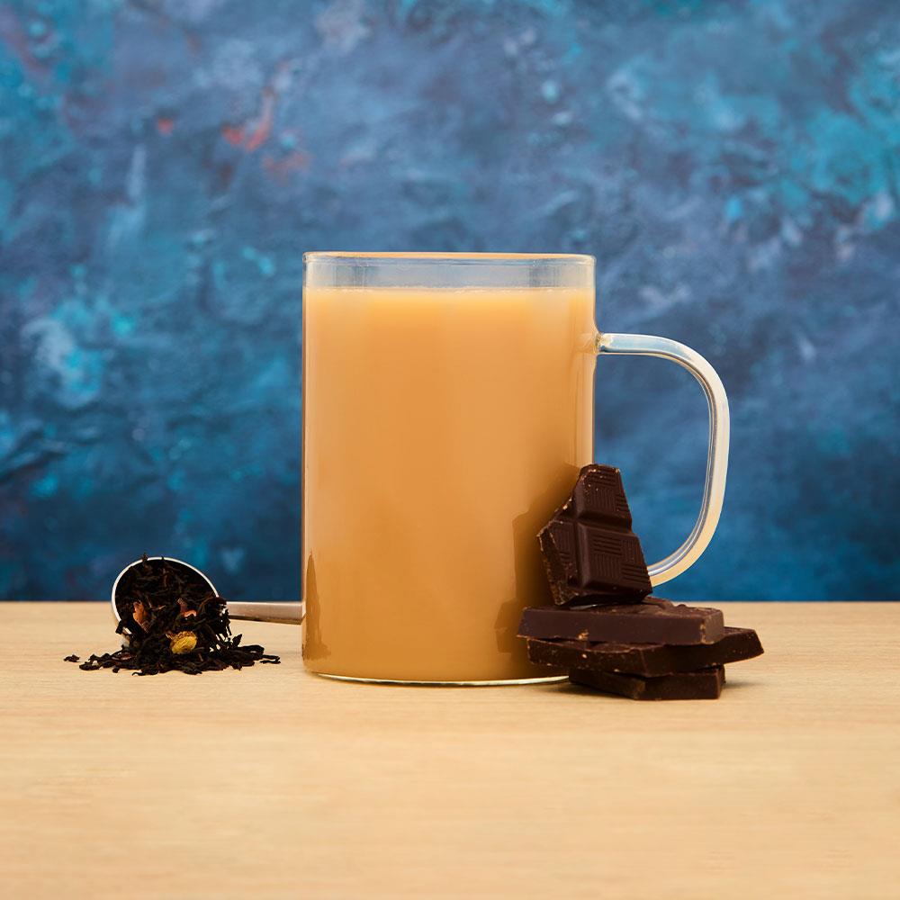 chocolate earl grey hot tea