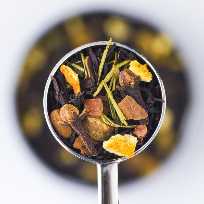 christmas cake tea spoon