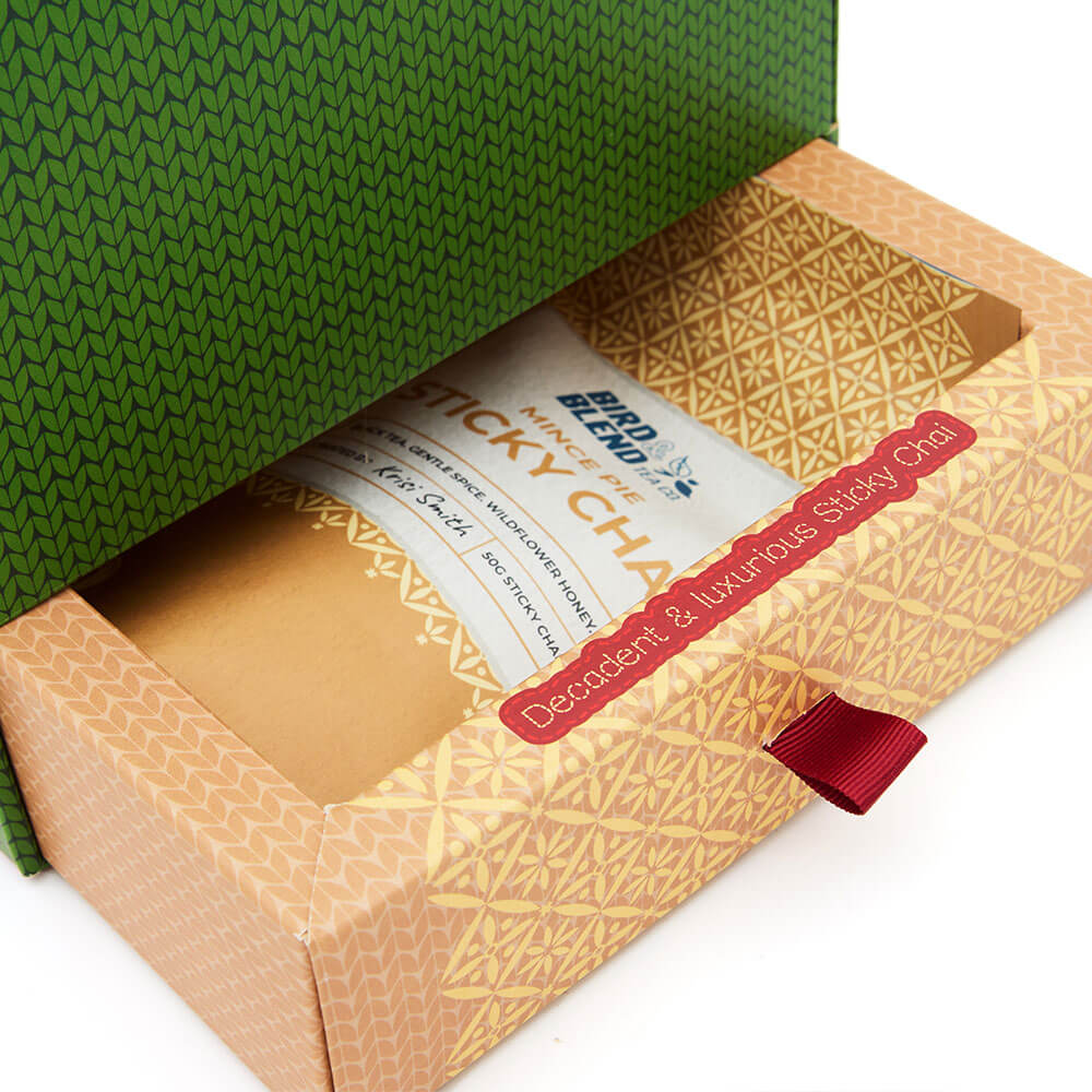 complete christmas collection box drawer sticky chai