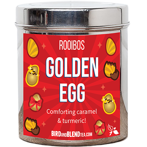Golden Egg Rooibos loose leaf tea tin
