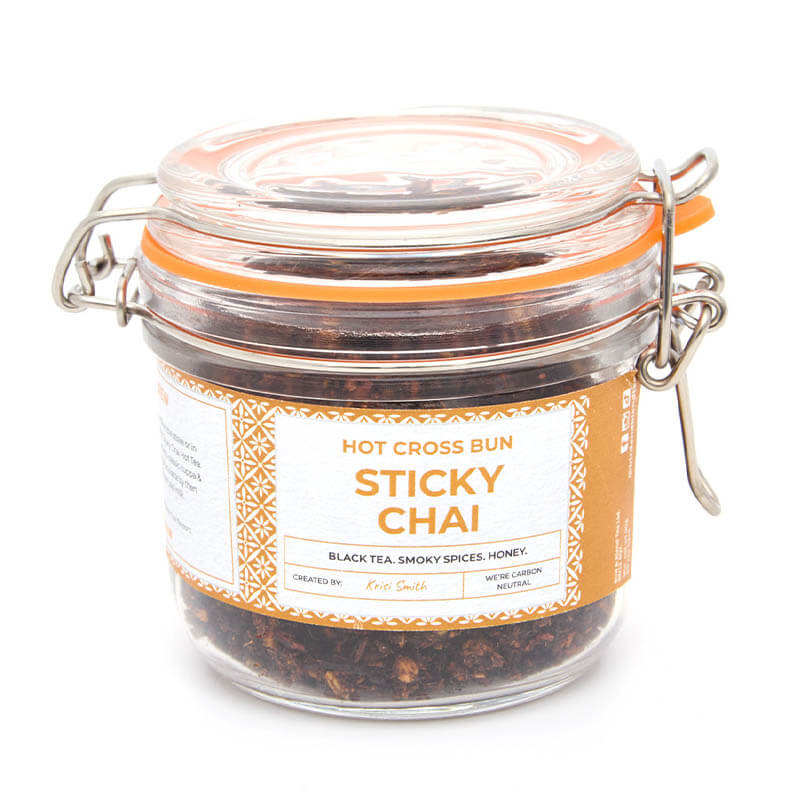 hot cross bun sticky chai