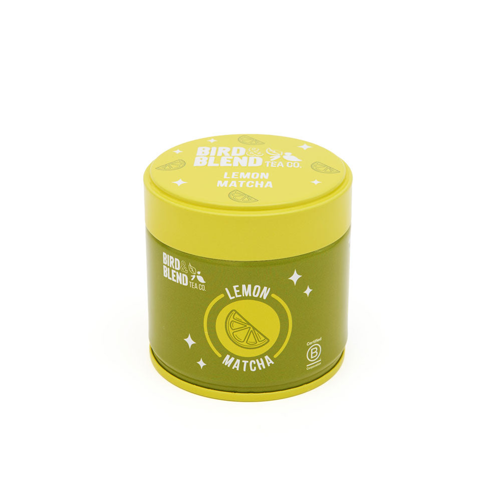 lemon matcha tin