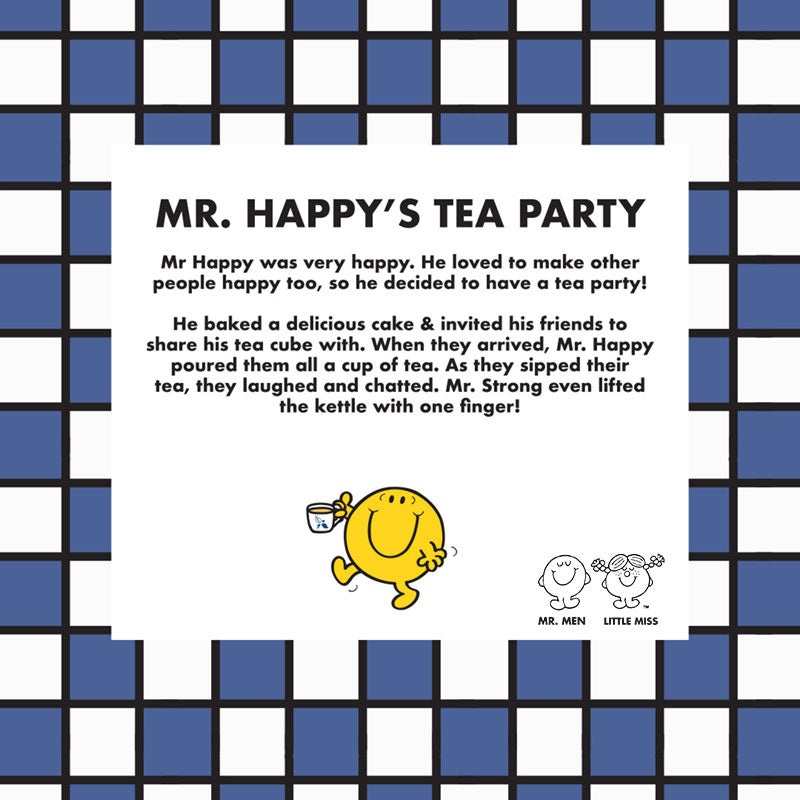 Mr Happy poem graphic