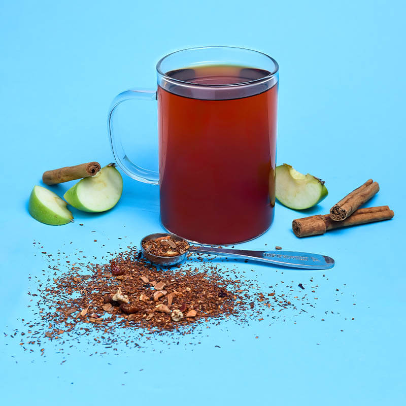 apple strudel tea and mug