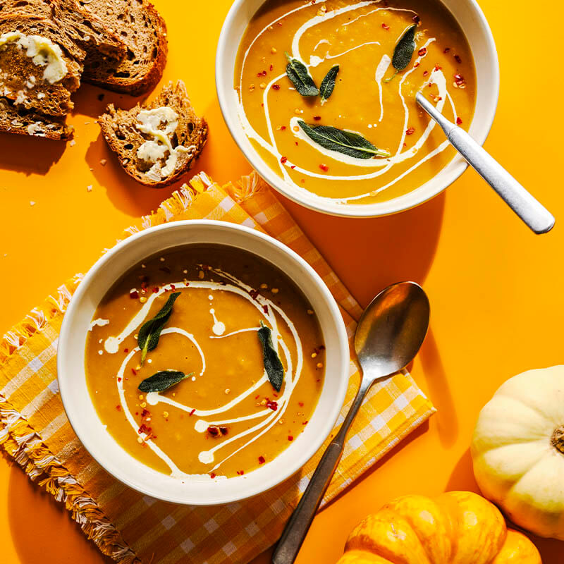 rooibos & pumpkin soup