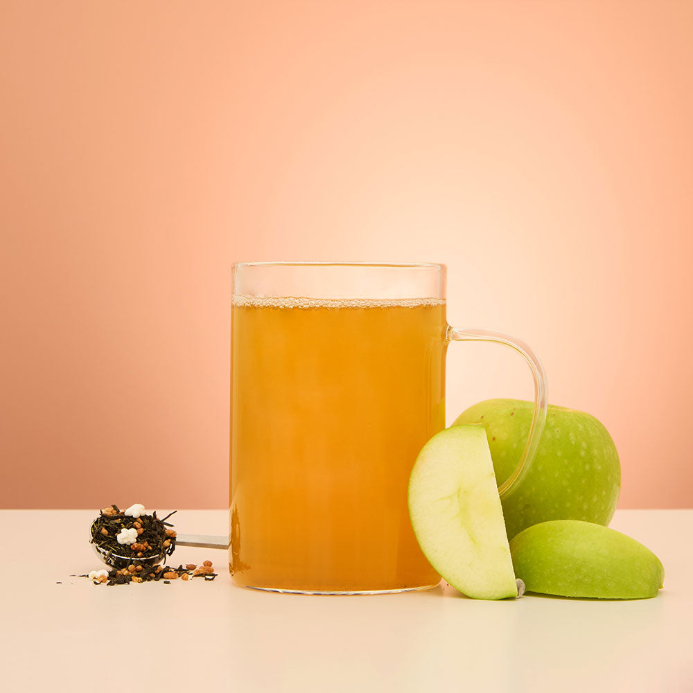 toasted apple green tea hot flavour profile