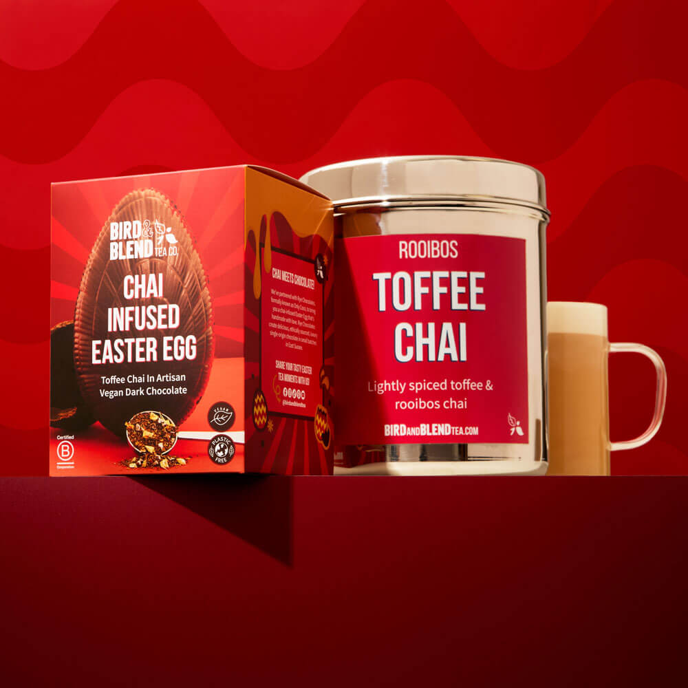 toffee chai tea latte dark chocolate easter egg