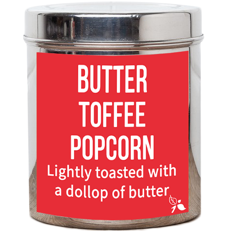 butter toffee popcorn loose leaf rooibos tea