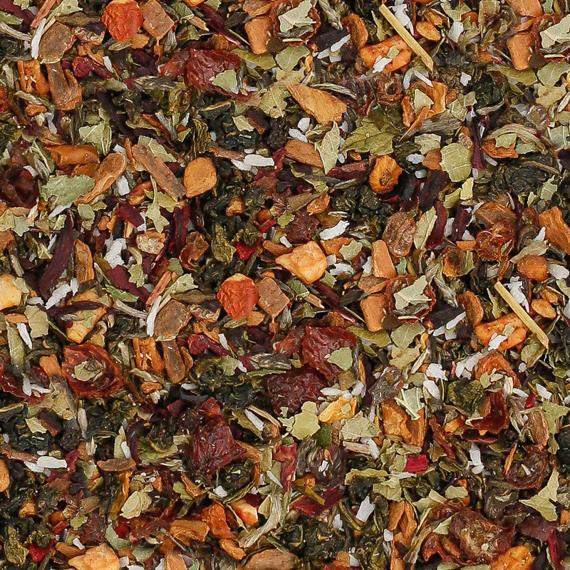 rice pudding & jam raspberry loose leaf white tea