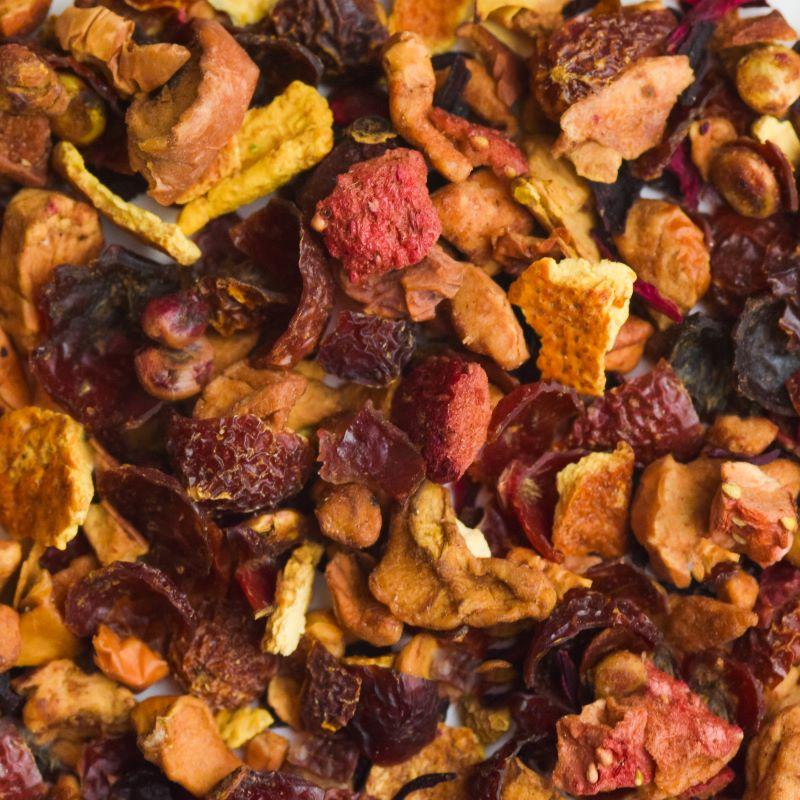 Strawberry and pomegranate loose leaf tea