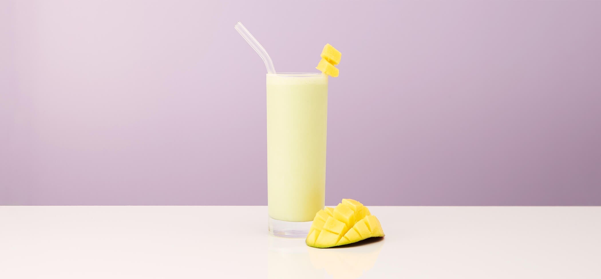 Mango Sorbet Matcha Tea Lassi