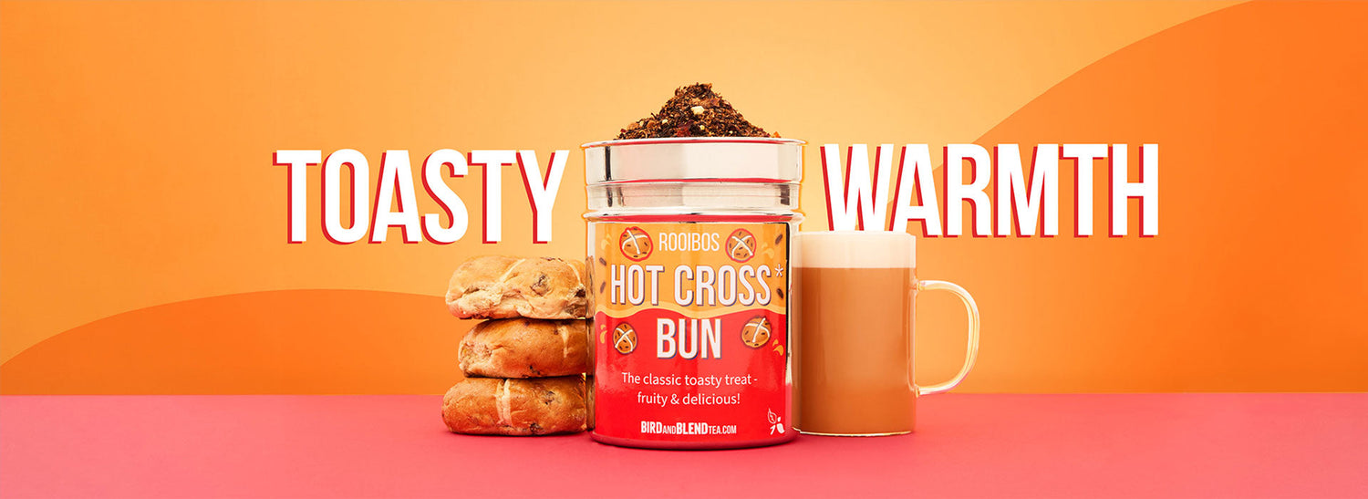 hot cross bun tea latte recipe