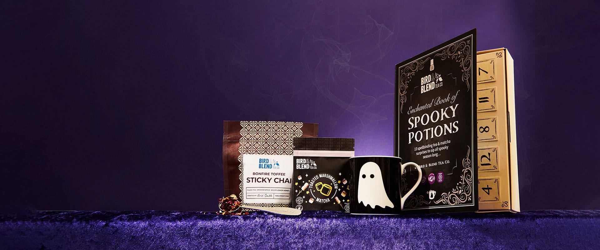 Spooky Halloween tea range Bird & Blend Tea Co.