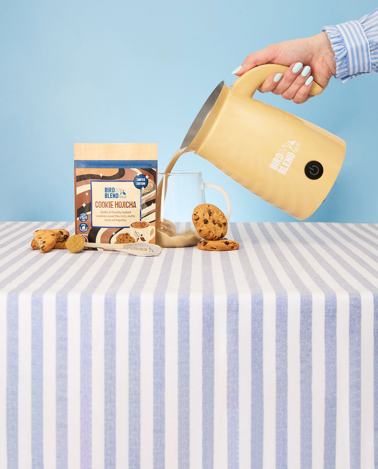 Cookie Hojicha Green Tea Powder and Bamboo Gloss Magic Whisk Mobile Banner