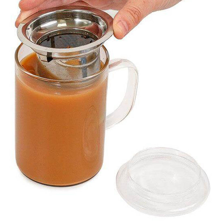 glass infuser mug
