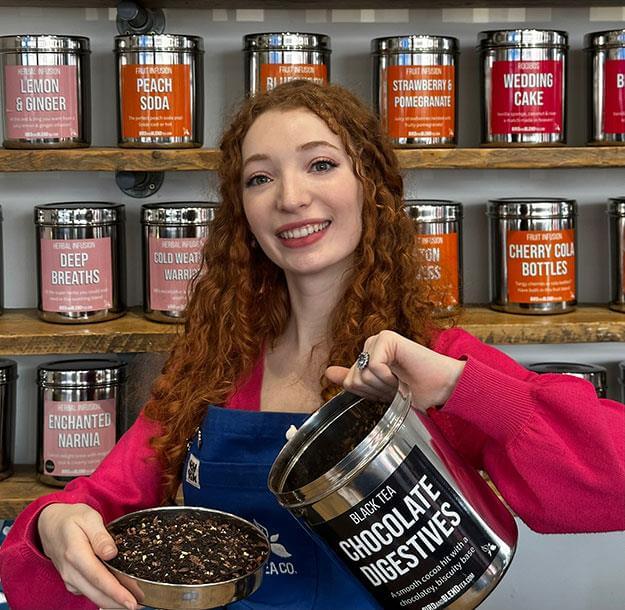 Bristol Bird and Blend Tea Co. shop manager Tamsin