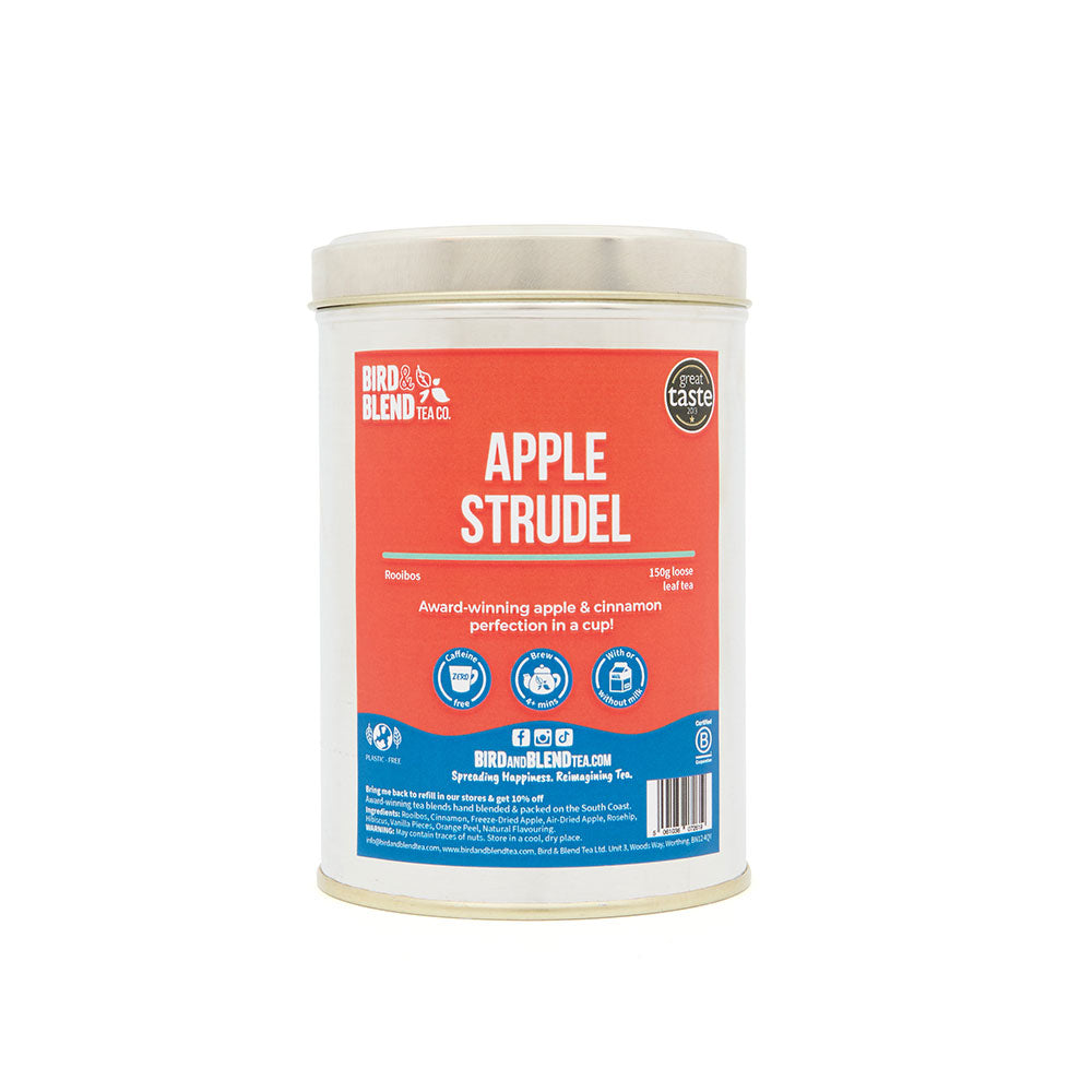 apple strudel 150g loose leaf silver tin