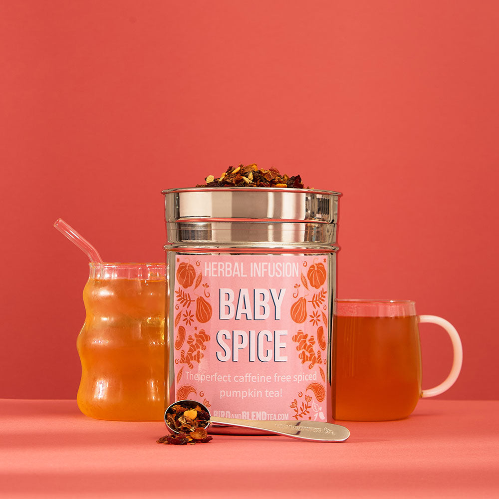 baby spice loose leaf tea iced &amp; hot tea
