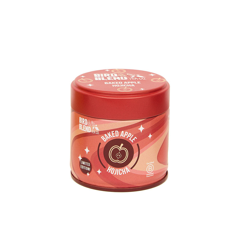 baked apple hojicha tin closed