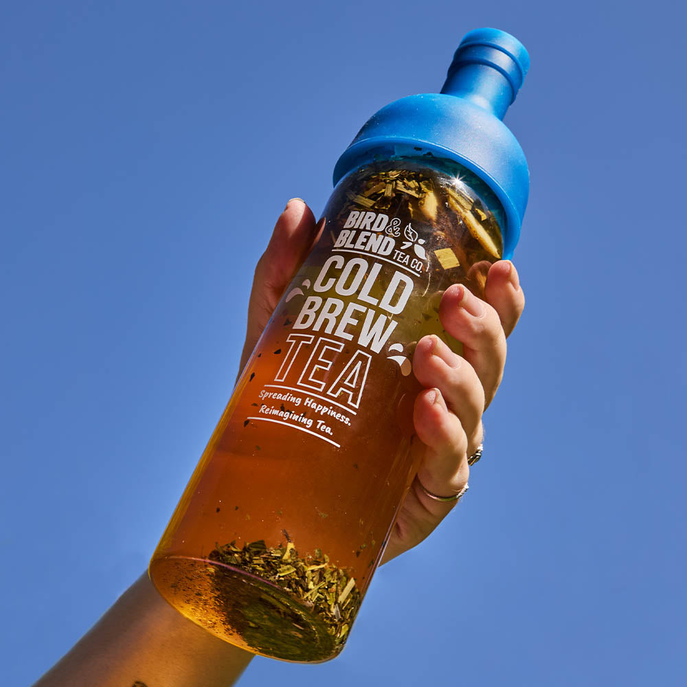 blue cold brew bottle