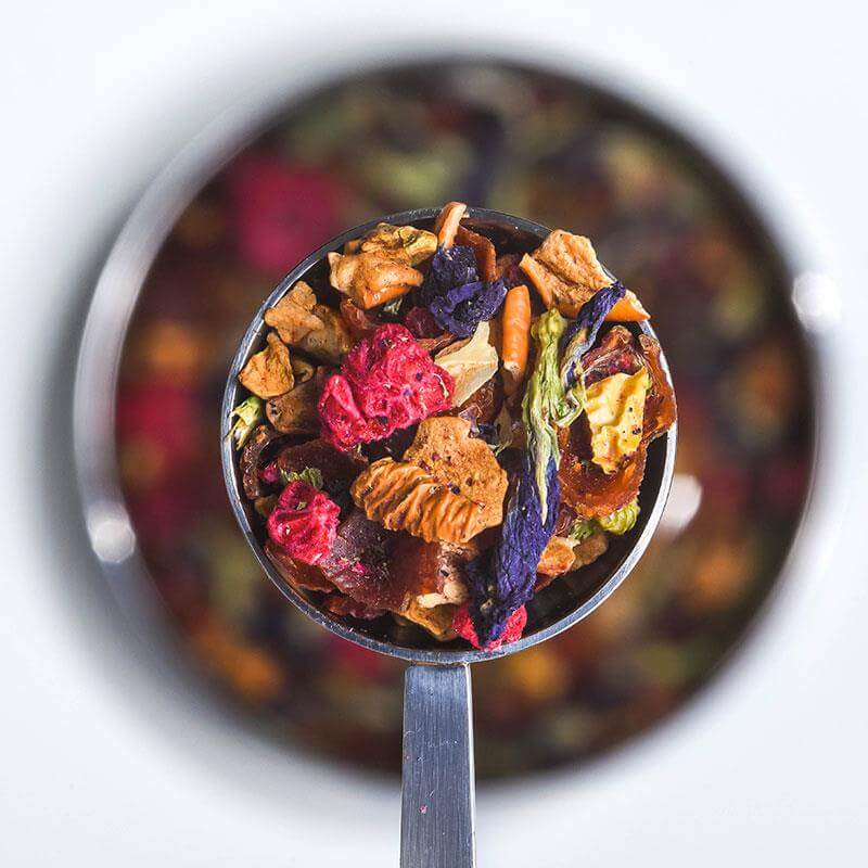 blue raspberry loose leaf fruit tea