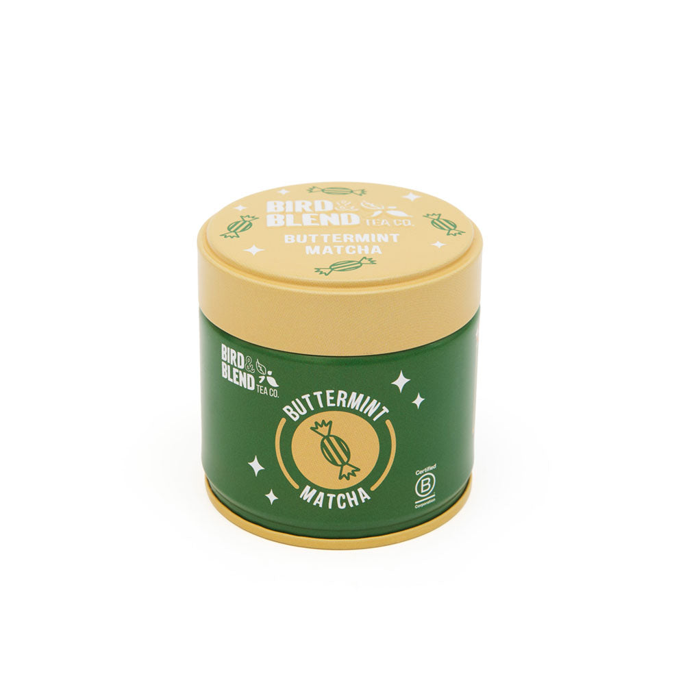 buttermint matcha tin
