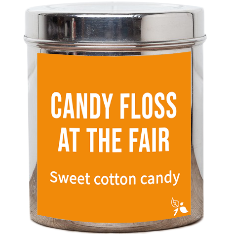 candy floss at the fair tin