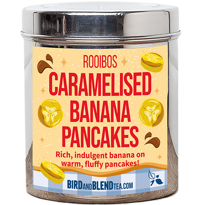 caramelised banana pancakes loose leaf tea