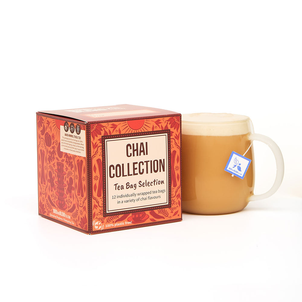 chai cube and hot chai latte