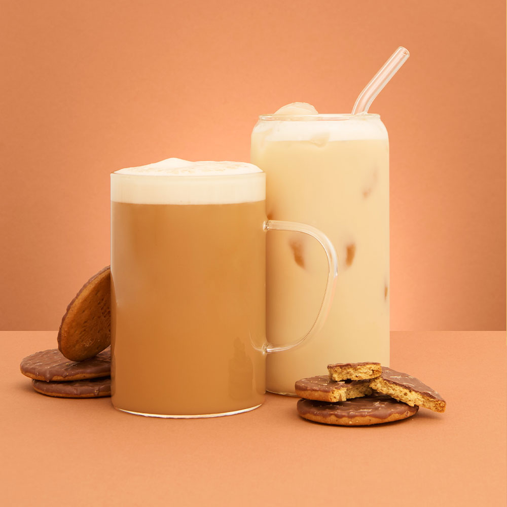 chocolate digestives tea iced