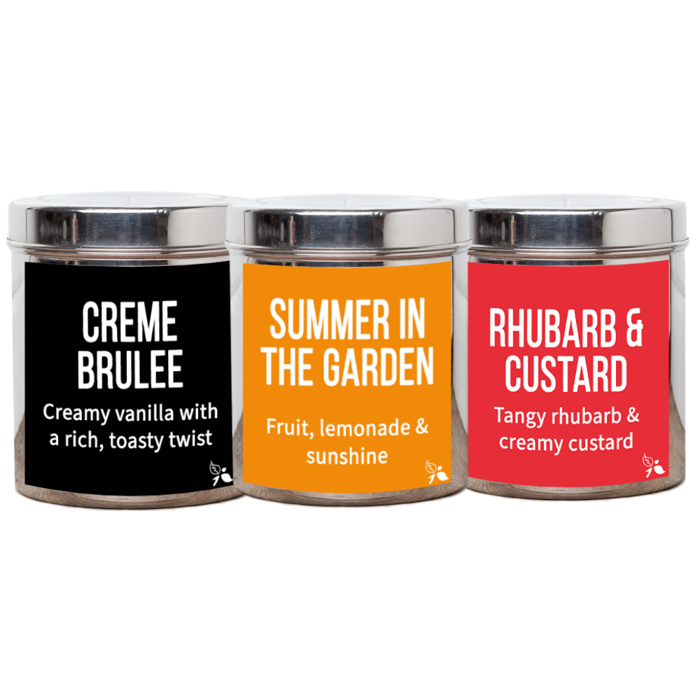 creme brulee tea and summer in the garden tea and rhubarb and cream tea