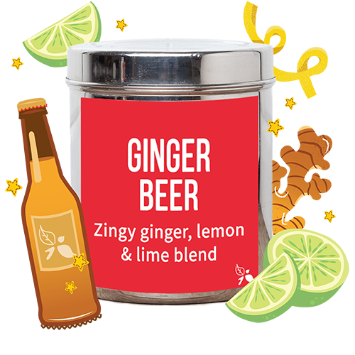 ginger beer rooibos tea flavour