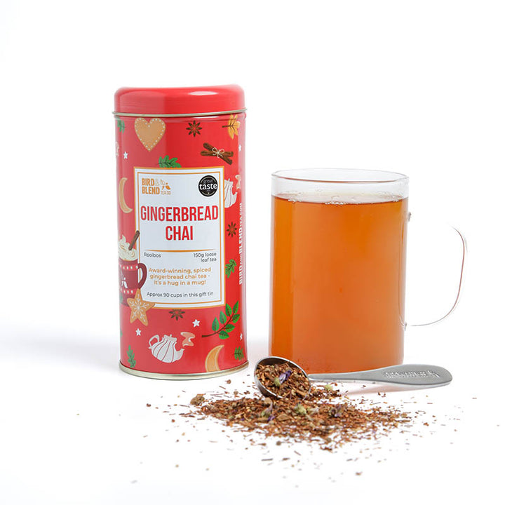 gingerbread chai caddy mug and spoon