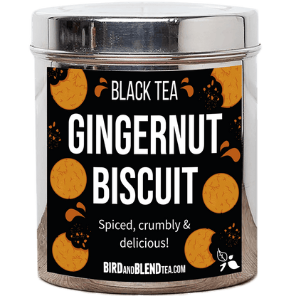 gingernut biscuit tea custom tin