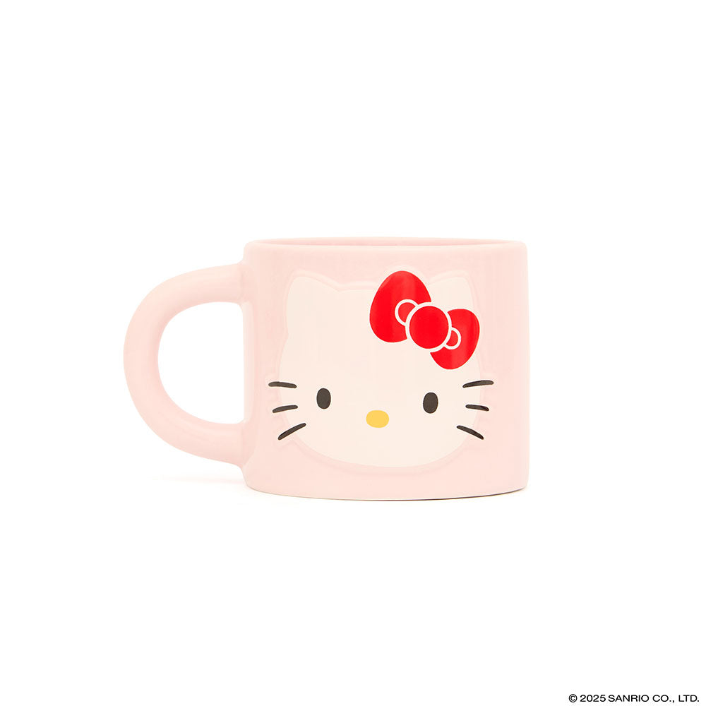 Hello Kitty mug embossed front of mug