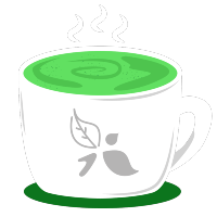 hot cup on matcha