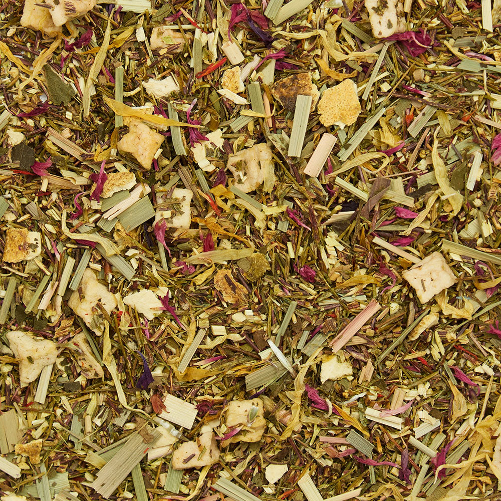 limoncello loose leaf flat lay