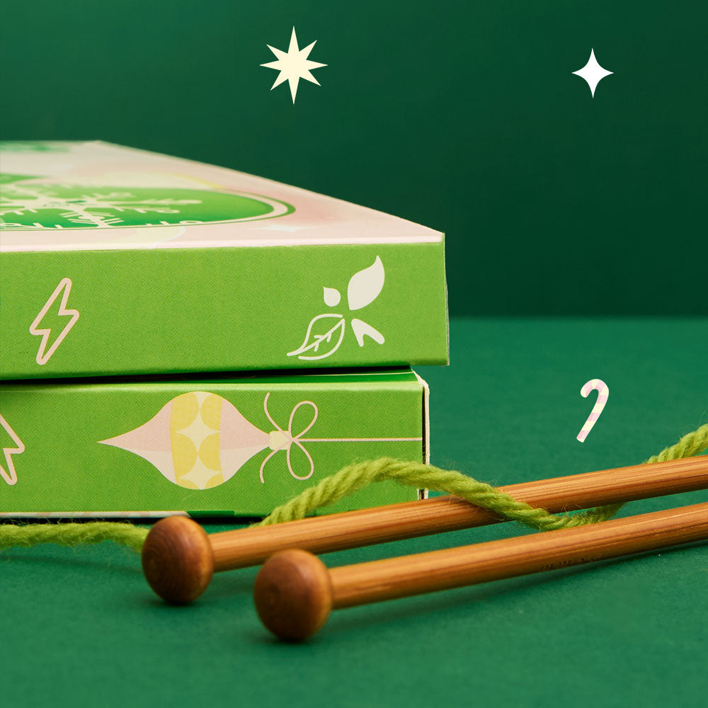  matcha advent calendar stacked with sparkles 