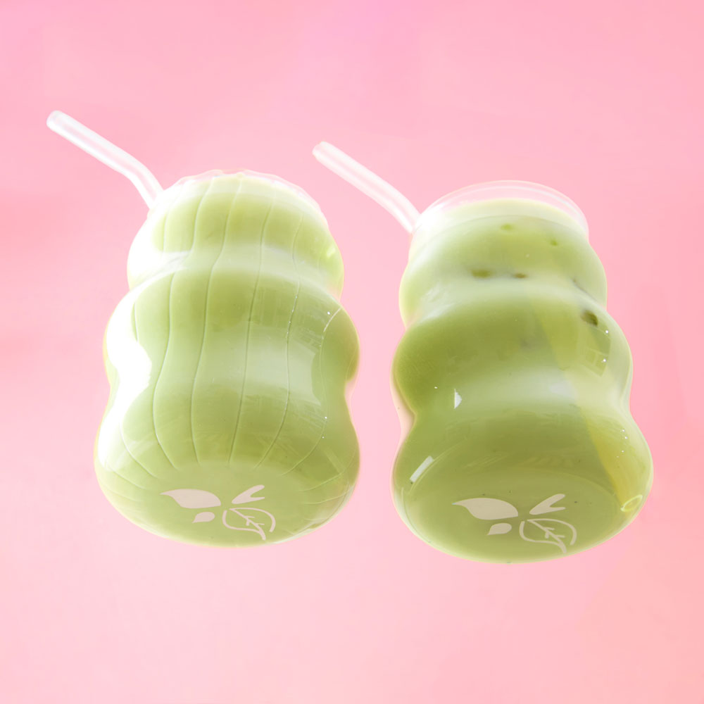 matcha glasswear iced matcha drinks