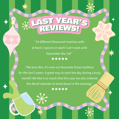 matcha advent calendar 2026 last year reviews