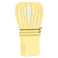 matcha bamboo whisk