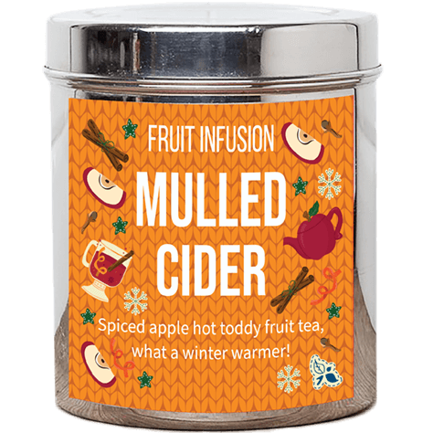 mulled cider stylised christmas tin