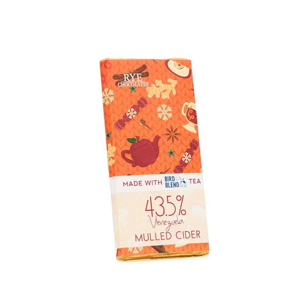 mulled cider tea chocolate bar wrapped