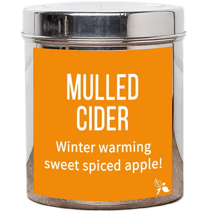 mulled cider tea custom tea tin