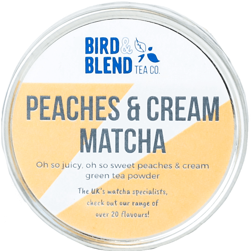 peaches and cream matcha